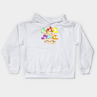 Cute Mushrooms Kids Hoodie